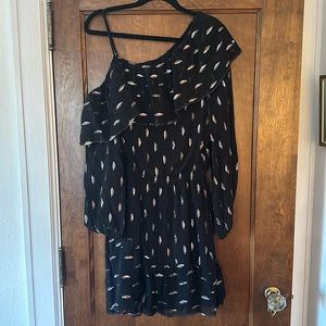 Parker one shoulder shoulder dress